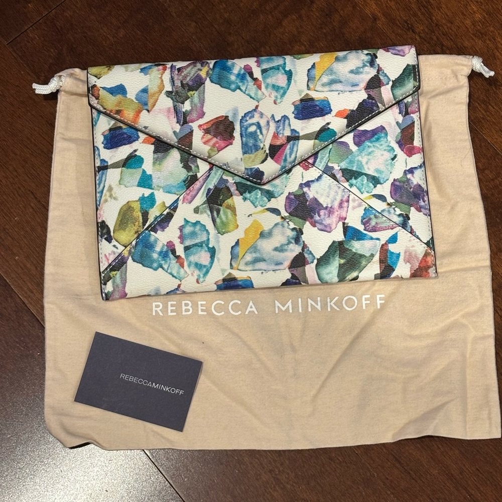 Rebecca Minkoff floral envelope clutch